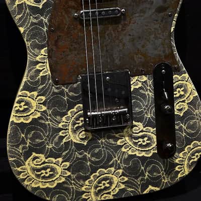 M-Tone TKO Custom T - Telecaster Nicotine Paisley + Lollars image 1