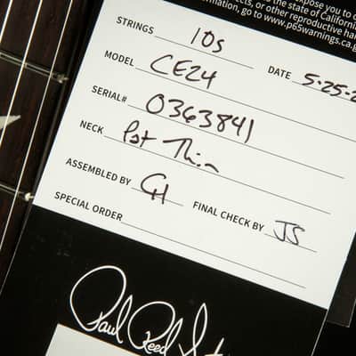 2023 - PRS CE 24 Semi-Hollow - Dark Cherry Sunburst image 20