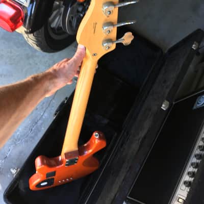 Fender Jazz Bass Deluxe 24 Quilt Maple Active Rare 2005 image 4