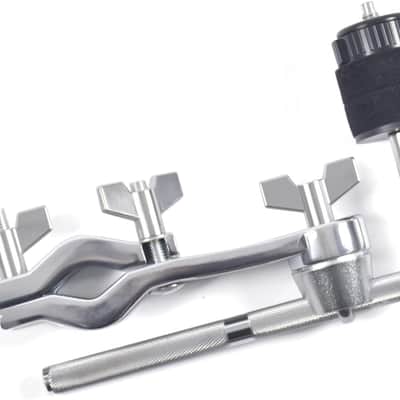 Cymbal Boom Arm Holder with Clamp, L-Arm Rod with Bracket Holder Extension Arm Attachment, Cymbal Stand Mount for Drum Hardware Cymbal Stand Percussion Instrument Accessories (Short/18CM Arm) image 1