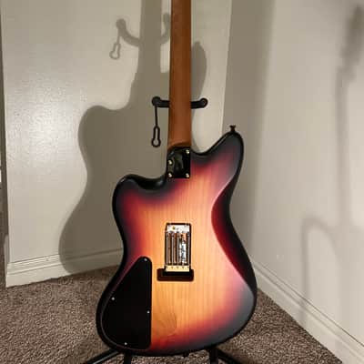 Warmoth Jazzmaster  Black-red-yellow burst image 8