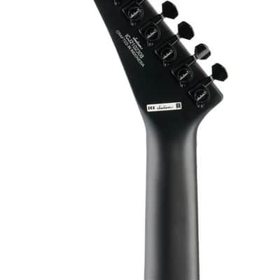 Jackson X King V KVXMG7 Satin Black Primer Gray Bevel image 7