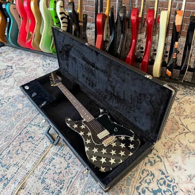 Friedman Vintage S Aged Guitar - Silver Metallic Stars Over Black (Medium Aging) image 10