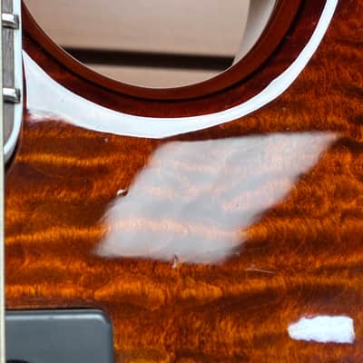 Ernie Ball Music Man Ball Family Reserve StingRay 5 HH in Giants Orange Quilt 2019 w/OHSC #55/91 image 6