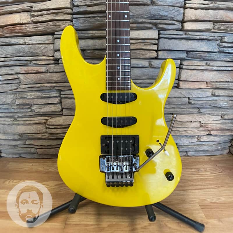 Ibanez RG340 / Roadstar II Electric Guitar 1988 Yellow (Good) *Free Shipping* image 1