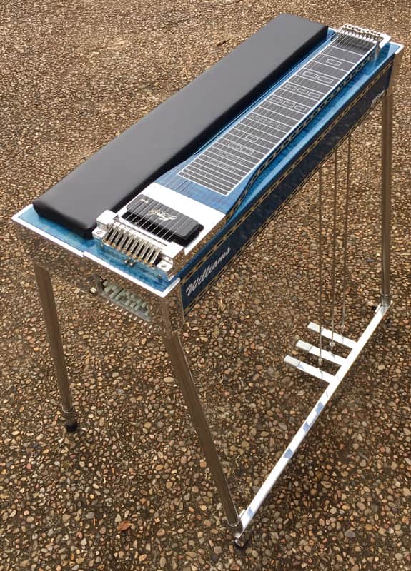 Williams SD-10 Pedal Steel Guitar 700 Series Keyless Blue Lacquer
