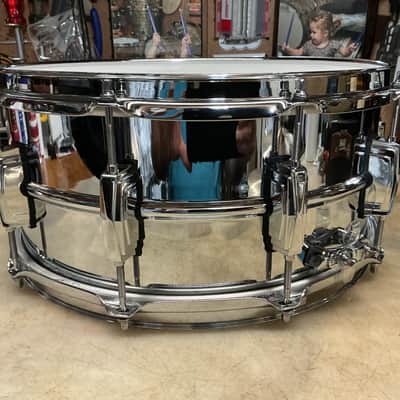 Ludwig LM402 6.5”x14” Supraphonic Snare Drum - Chrome Over Aluminum image 7