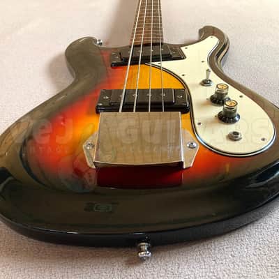 ARIA DIAMOND 1720 BASS c.1971 - w/HSC - UNIVOX HI-FLIER PHASE II MIJ image 7