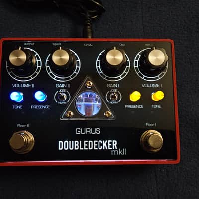 Gurus Double Decker Mkii  Tube PRE-AMP Pedal image 2