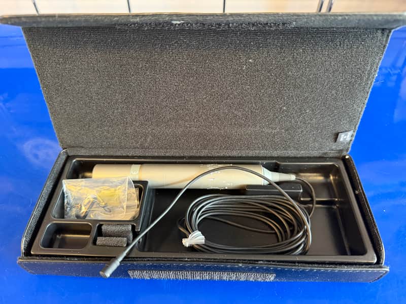 Sony ECM-77B Mini Omnidirectional Lavalier Microphone 2010s - Black image 1