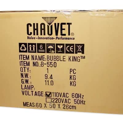 Brand NEW Chauvet B550 Bubble King Professional Bubble Machine B-550 image 7