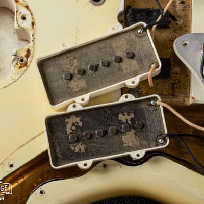 1964 Fender Jazzmaster Olympic White with video! image 13