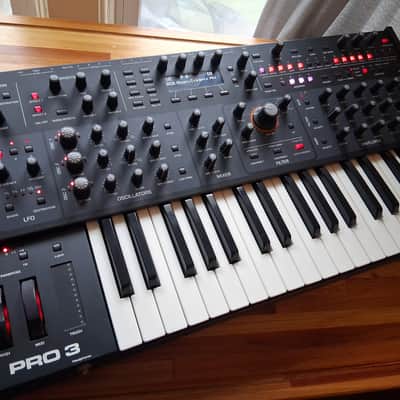 Sequential Pro 3 with Decksaver 37-Key 3-Voice Monophonic / Paraphonic Synthesizer image 2