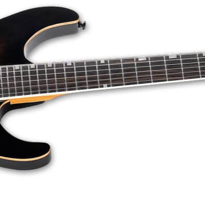 LTD Josh Middleton JM-II - Black Shadow Burst w/ Case (LJMIIQMBLKSHB) image 2