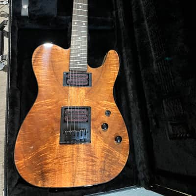 2016 Schecter USA Custom Shop PT CTM Exotic Figured Koa Swamp Ash Natural Gloss image 11