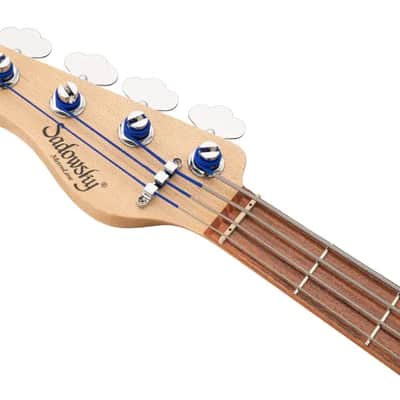 Sadowsky MetroLine 21-Fret Vintage J/J Bass-Red Alder Body-4 String-Solid Olympic White High Polish-Lefthand image 7