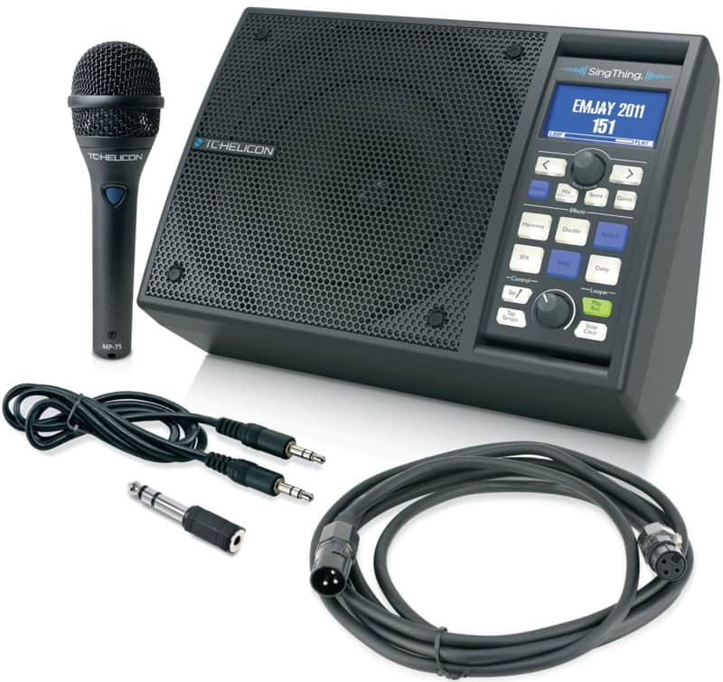 TC Helicon SingThing all in one Personal Monitor Vocal Processor and Mic image 1