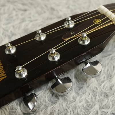 Vintage 1970's made Yamaha Acoustic Guitar FG-152 Orange Label Made in Japan image 13