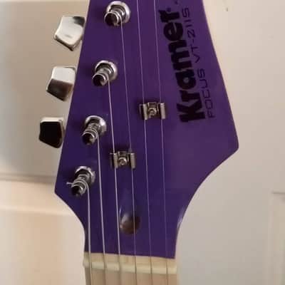~Cashified~ Kramer Strat-Style Purple Rock 'n' Roller image 4