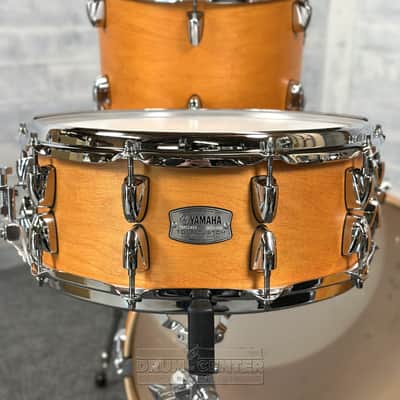 Yamaha Tour Custom Maple 4pc Drum Set 22/12/16/14 Caramel Satin image 4