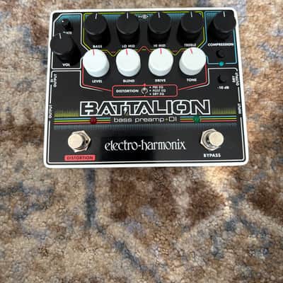 Electro-Harmonix Battalion Bass Preamp/DI 2017 - Present Black Graphic image 2