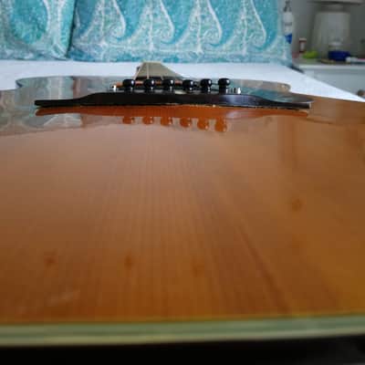 Ventura Bruno V-12 Acoustic Guitar Vintage - Made in Japan (See Video) image 6