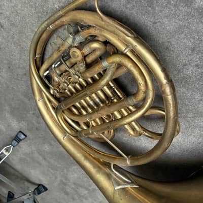 King H.N. White French Horn Double 1959? - Gold Laquer image 12