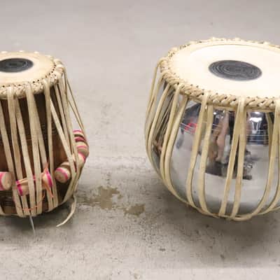 Indian Tabla Drum Set with Bayan and Dayan image 6