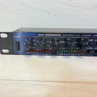 Alesis 3630 Dual Channel Compressor Limiter Gate w/ Power Supply Rackmount image 5