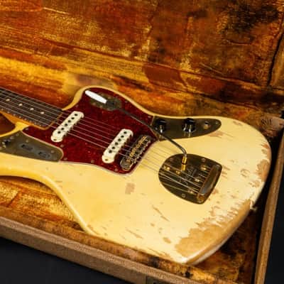 Fender Jaguar 1964 - Olympic White with Matching Headstock image 3