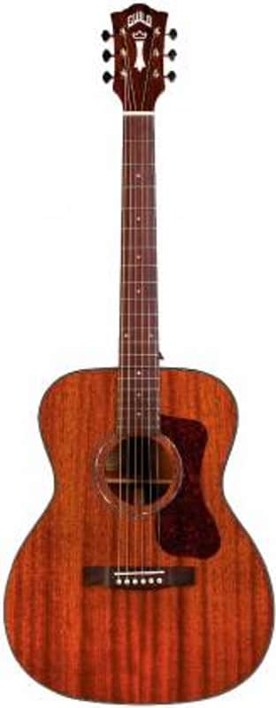 Guild M120 NAT WB Concert Acoustic Guitar w/Bag, Natural image 1