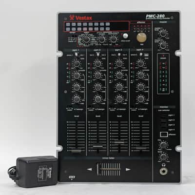 Vestax PMC-280 DJミキサー 4チャンネル 通電 音出OK Vestax PMC-280 DJミキサー 4チャンネル 通電 音出OK Vestax PMC280 4