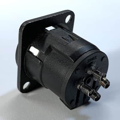 80's Neutrik (Swiss Made) NC3MD Series 3-Pin Panel Mount XLR Male Input Jacks image 5