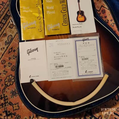 2005 Gibson J-45 Historic Collection Vintage Sunburst w/ OHSC | Fishman Acoustic Matrix Natural I, Yamano-ordered image 23