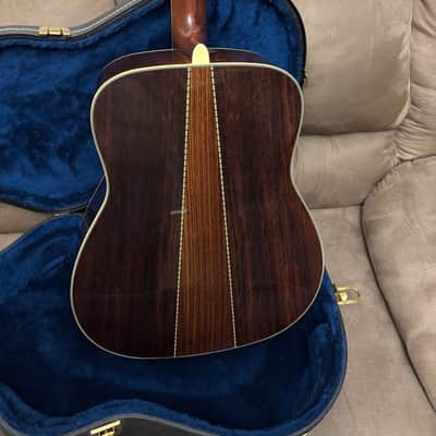 Yamaha FG-365SII 1983 - gloss natural finish on a solid spruce top and a three-piece rosewood back and sides image 4