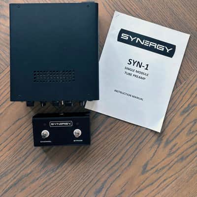 Synergy SYN-1 Single Module Tube Preamp w/ Salvation Mods Angel (ENGL-style) Module, Footswitch & Manual image 4