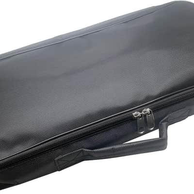 Portable Gig Bag Effect Pedalboard Carry Bag 18 x 9 x 3 Inch for Small Guitar Effects Pedal Board Black image 2