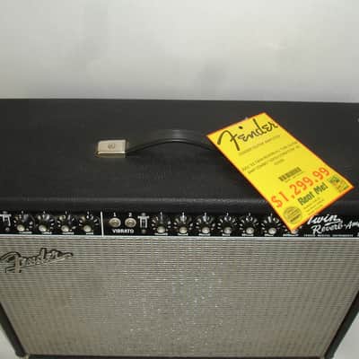 2001 Fender '65 Twin Reverb Reissue 85-Watt 2x12" Guitar Combo Amp w/ Cover imagen 3