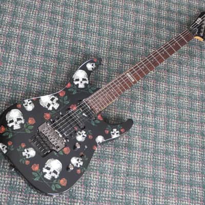 2008 ESP/LTD M-200SR Skull & Roses! w/ESP hardshell case image 10