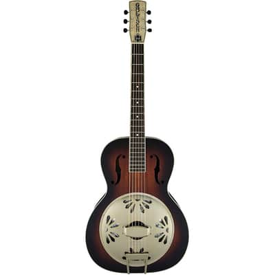 Gretsch Guitars G9241 Alligator Biscuit Round-Neck Resonator Guitar Regular 2-Color Sunburst image 3