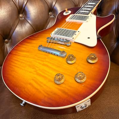 2014 Gibson Custom Shop 1959 Les Paul R9 VOS - Bourbon Burst image 2