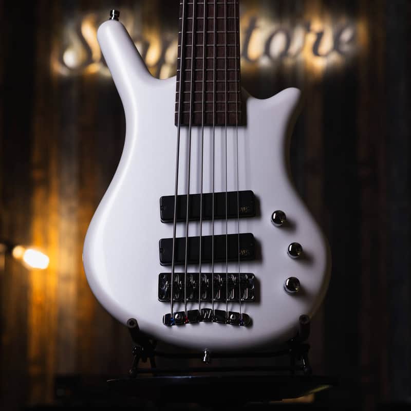 2015 Warwick Thumb BO 6 White Pearl