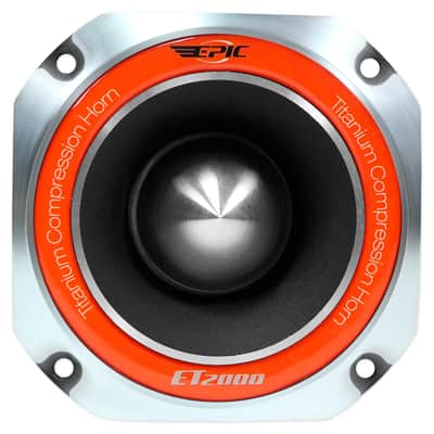 Epic Audio ET2000 2" Pro Compression Titanium Horn Bullet Tweeter with 180 Watts image 1