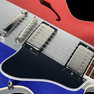 2024 Gibson ES-335 Custom Shop 1964 Reissue Semi-Hollow Dealer Select ~ Patriot Sparkle image 5