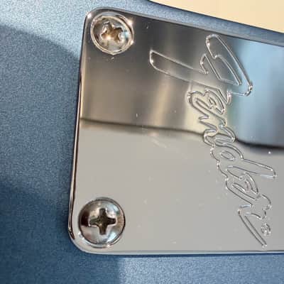 Fender American Performer Precision Bass with Maple Fretboard 2018 - Present - Satin Lake Placid Blue image 5