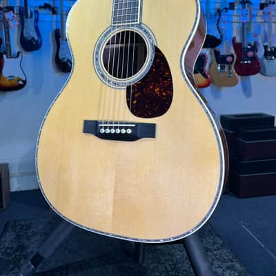 Martin OM-45 Standard Series Acoustic Guitar - Natural with Aging Toner, Get Plek'd, 339 image 1