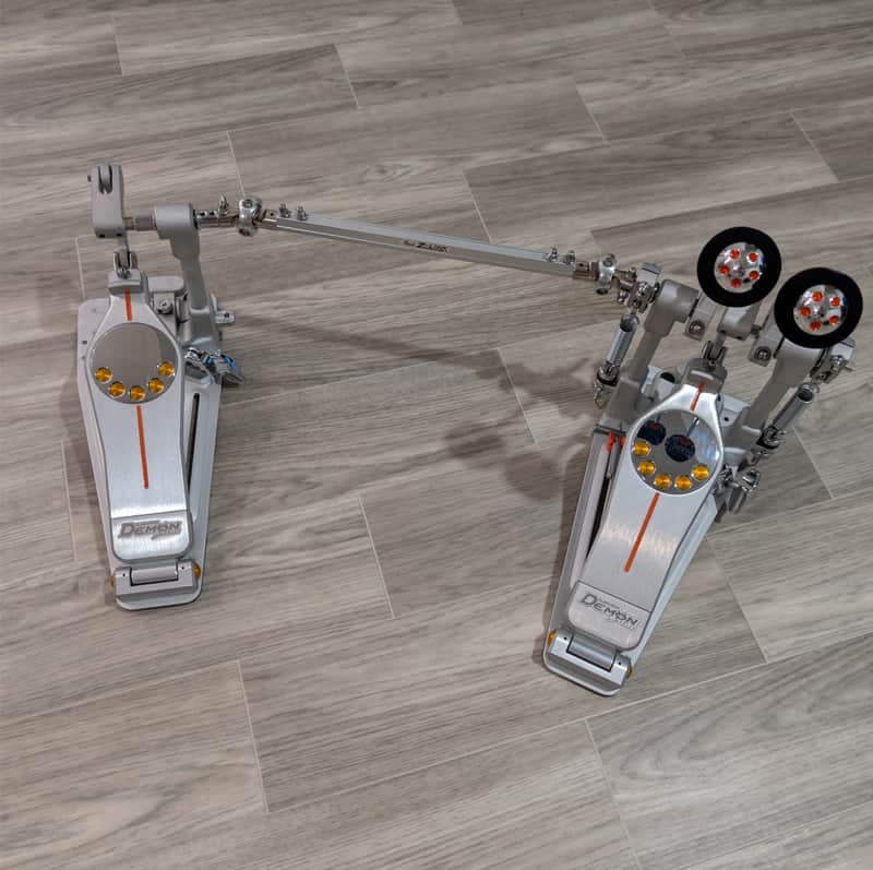 Pearl P3002D Eliminator Demon Direct-Drive Double Bass Drum Pedal 2010s - Silver / Grey image 1