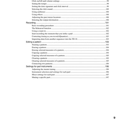 Roland TD-10 — Owners Manual User Guide Instructions — 182 Pages — USA Made image 5