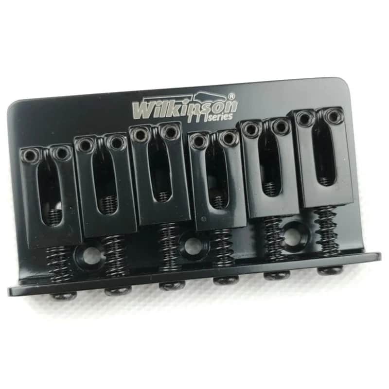 Wilkinson WOF01 Hardtail Bridge for Stratocasters - Black (Fast Free US Shipping!) image 1