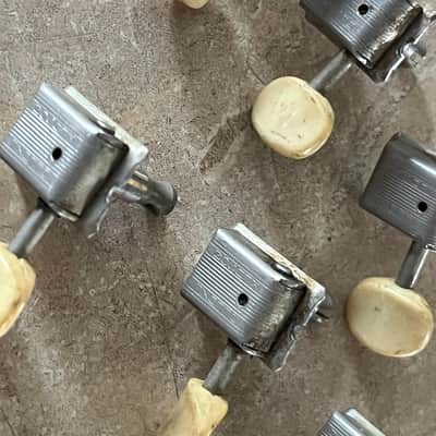 1964 1965 1966 set Fender Musicmaster Duo Sonic Mustang guitar tuners tuning pegs image 2